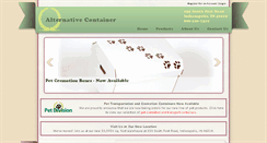 Desktop Screenshot of alternativecontainer.com